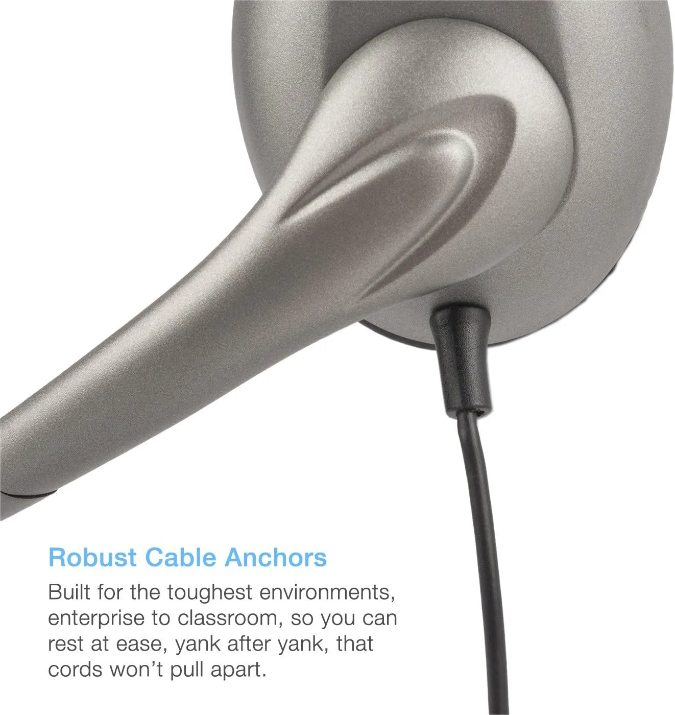 Cyber Acoustics AC-840 USB Mono Headset with Microphone