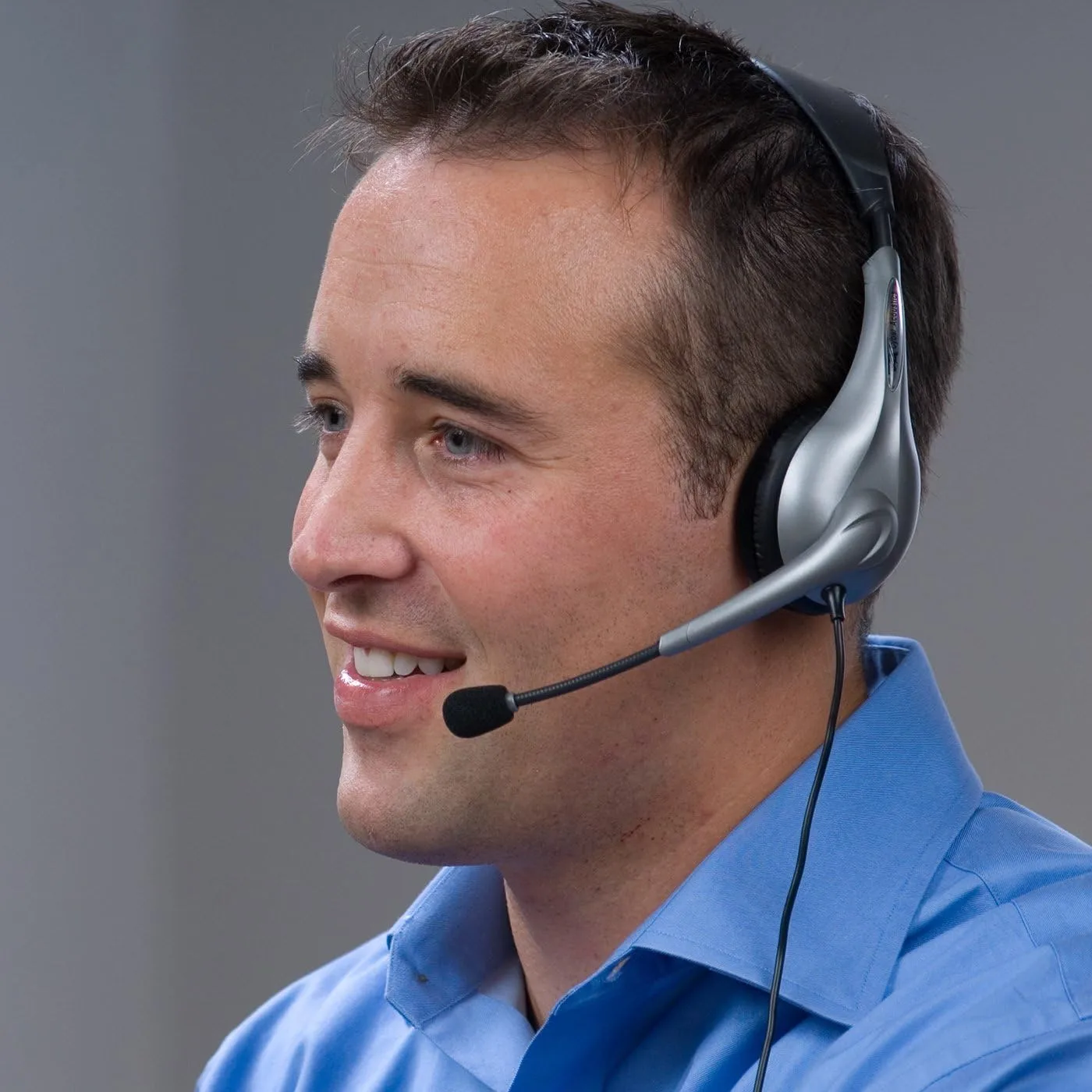 Cyber Acoustics AC-840 USB Mono Headset with Microphone