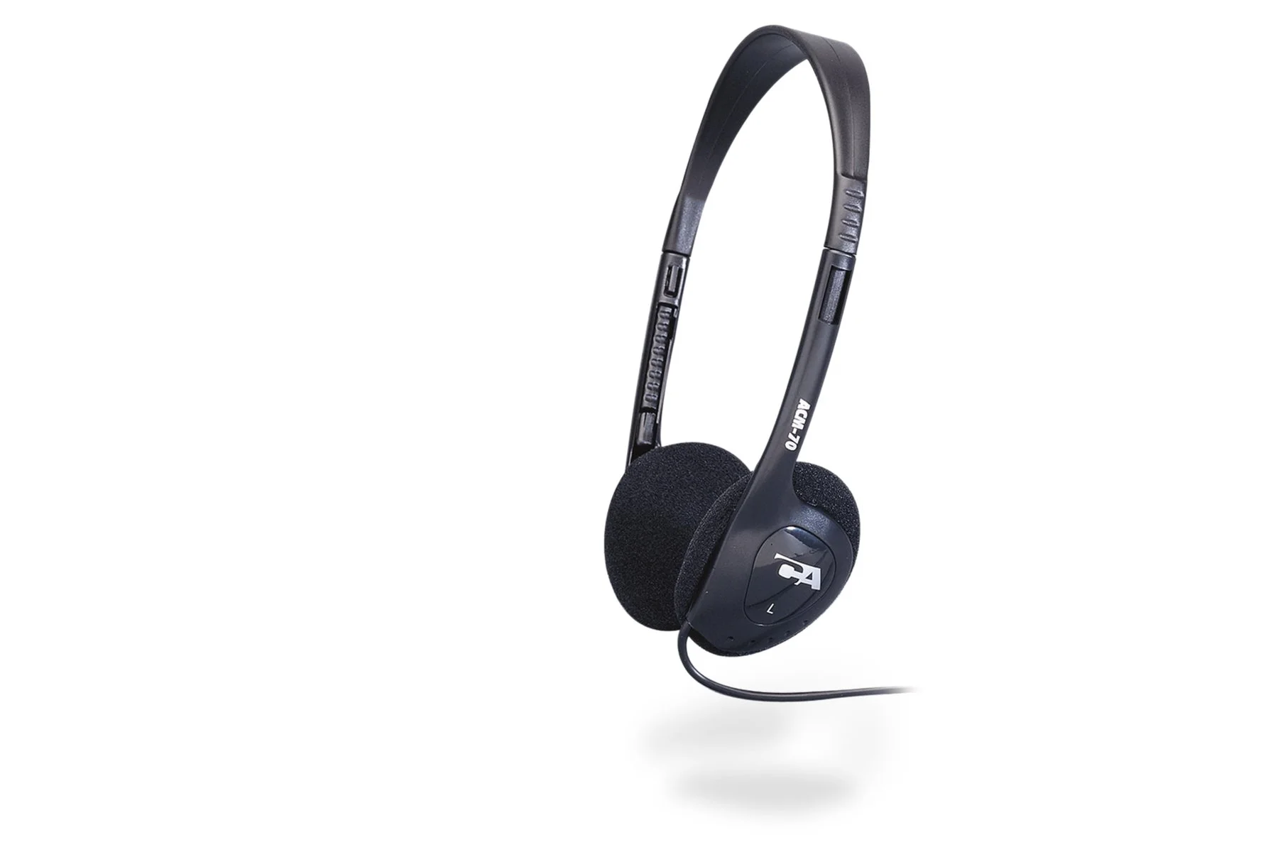 Cyber Acoustics ACM-70 On-Ear Stereo Headphones, Black