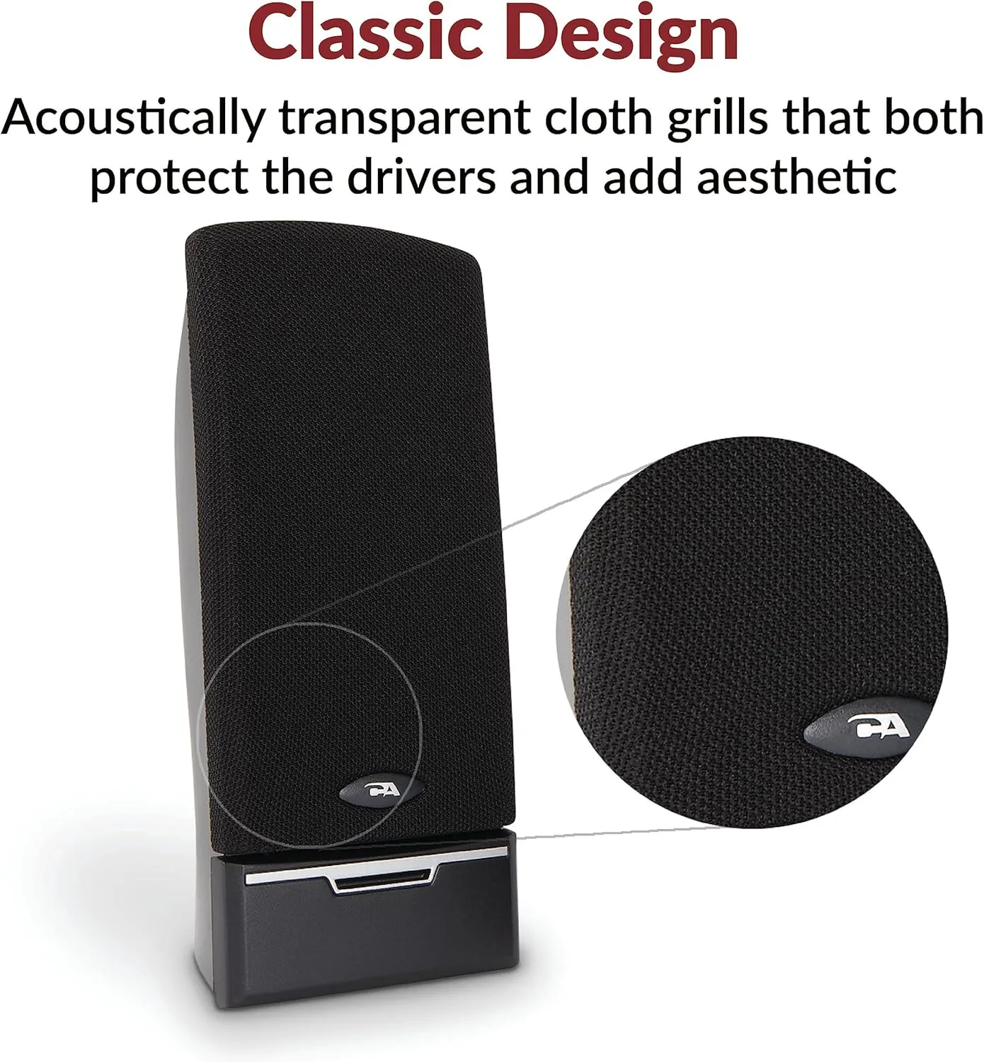Cyber Acoustics CA-2014 2.0 Computer Stereo Speaker System