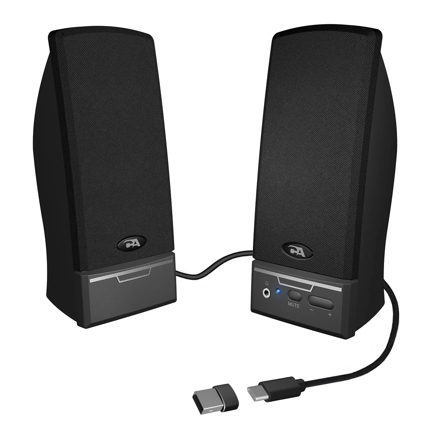 Cyber Acoustics CA-2014 2.0 Computer Stereo Speaker System