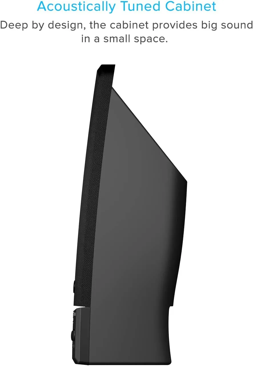 Cyber Acoustics CA-2014 2.0 Computer Stereo Speaker System