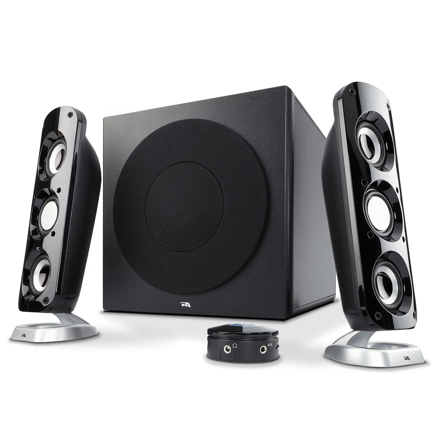 Cyber Acoustics CA-3908 2.1 Multimedia Speaker System with Subwoofer, 92W Peak