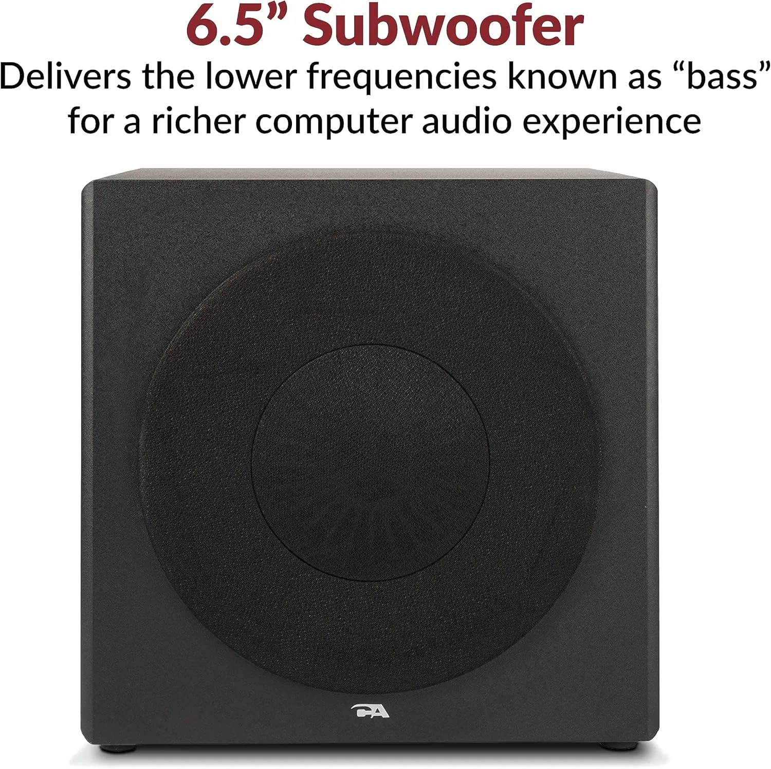 Cyber Acoustics CA-3908 2.1 Multimedia Speaker System with Subwoofer, 92W Peak