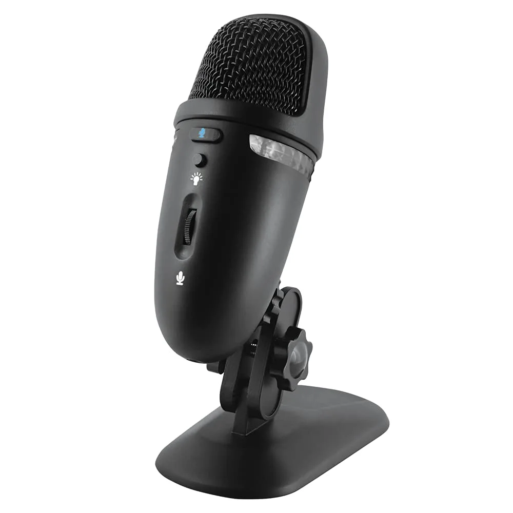 Cyber Acoustics Premium USB Microphone with Dual Recording Patterns (CVL-2009)
