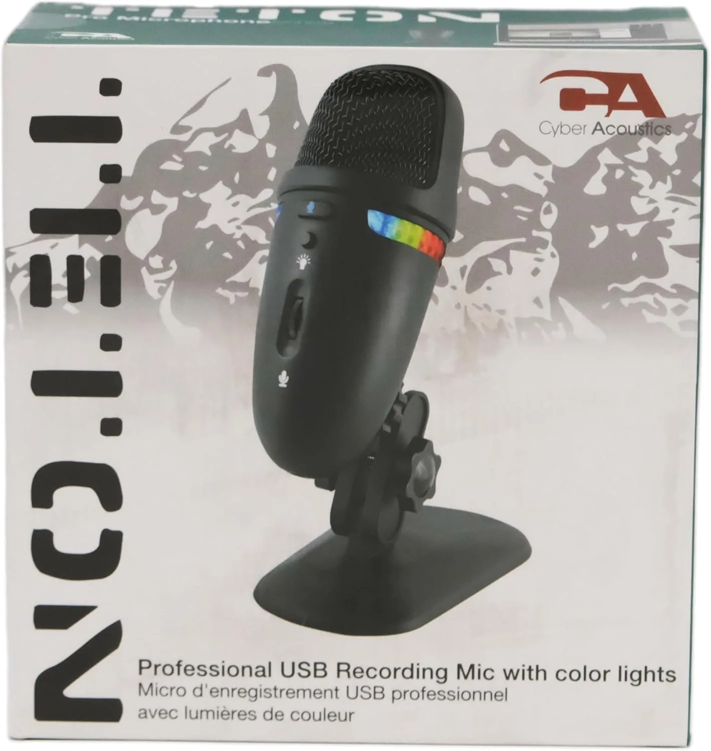 Cyber Acoustics Premium USB Microphone with Dual Recording Patterns (CVL-2009)