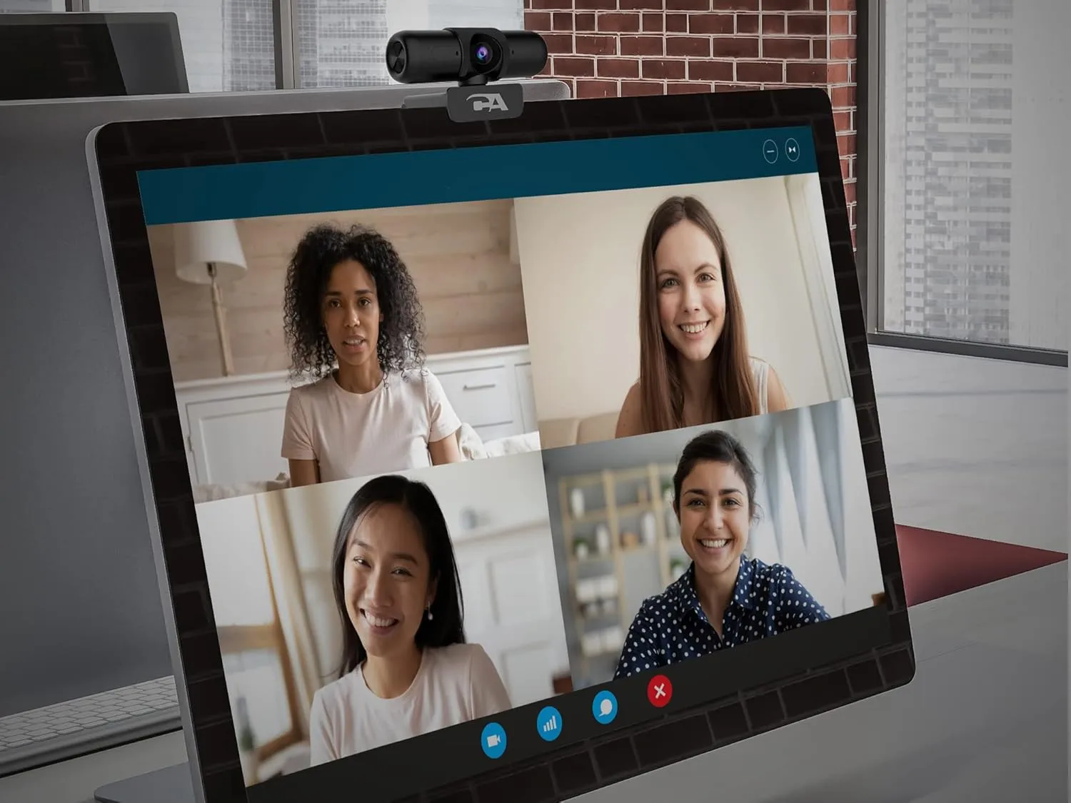 Cyber Acoustics CA Essential USB Webcam with Autofocus & Privacy Shutter