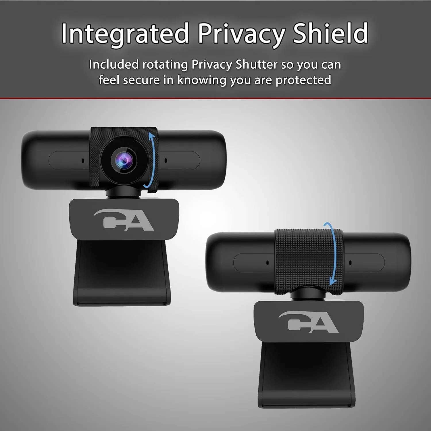 Cyber Acoustics CA Essential USB Webcam with Autofocus & Privacy Shutter