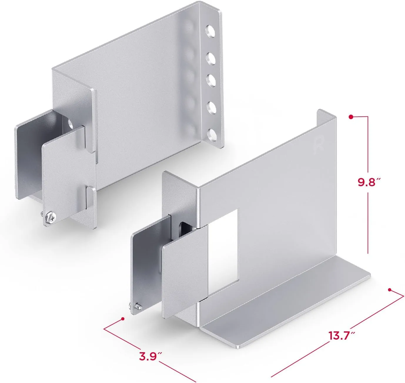 CyberPower 2POSTKIT Universal 2-Post Rack Mounting Kit, Silver
