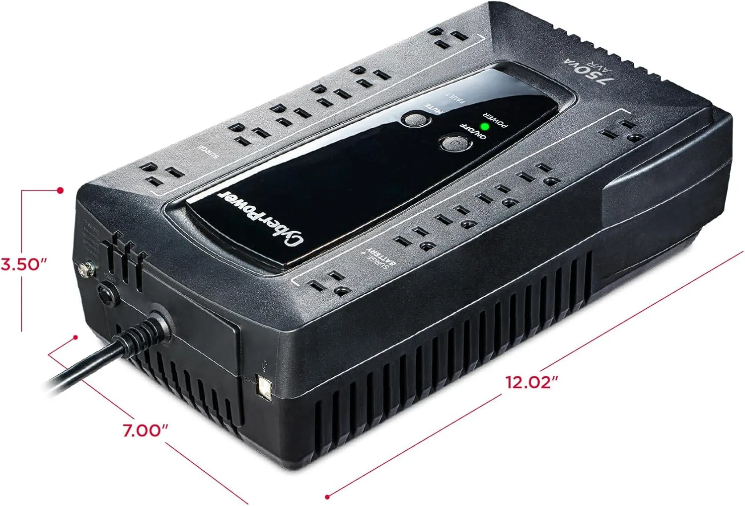 CyberPower AVRG Series AVR UPS System, 12 Outlets