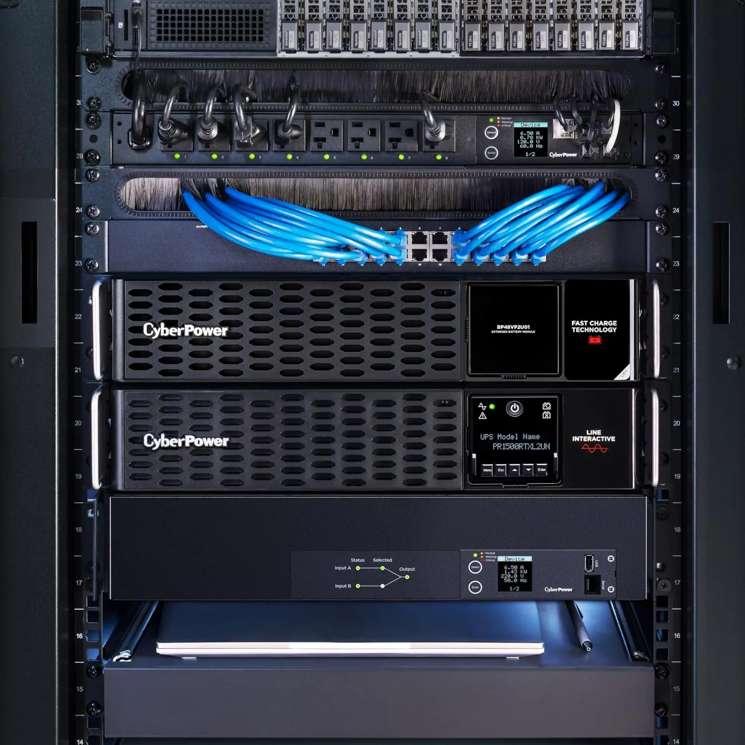 CyberPower Extended Battery Module (EBM) 48V 2U Rack/Tower