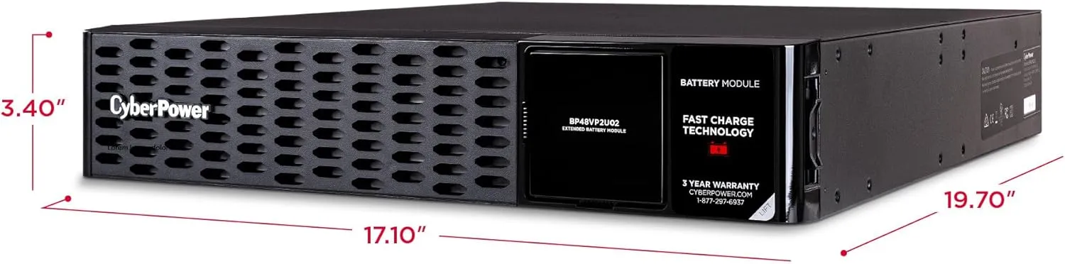 CyberPower Extended Battery Module (EBM) 48V 2U Rack/Tower