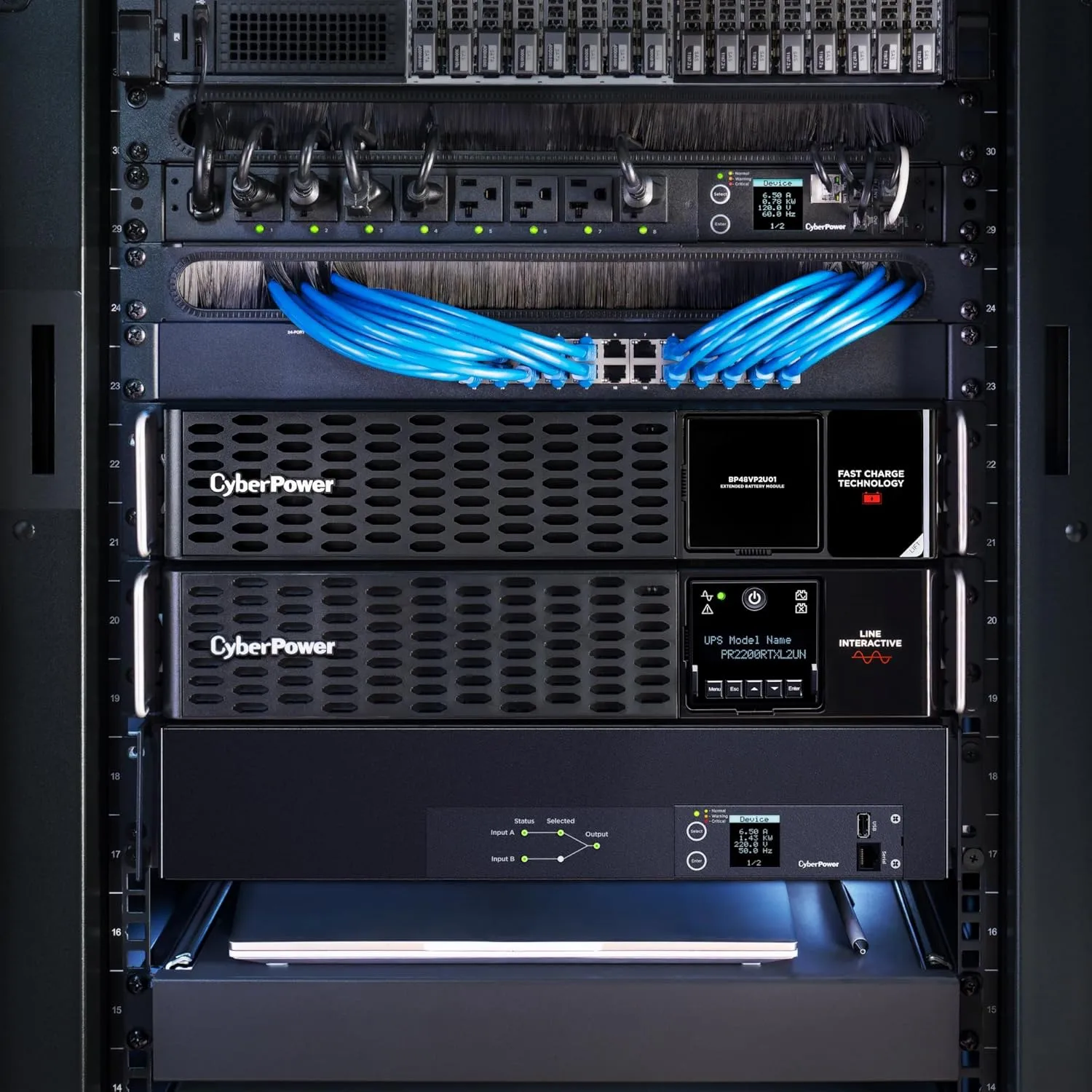CyberPower Extended Battery Module (EBM) 48V 2U Rack/Tower