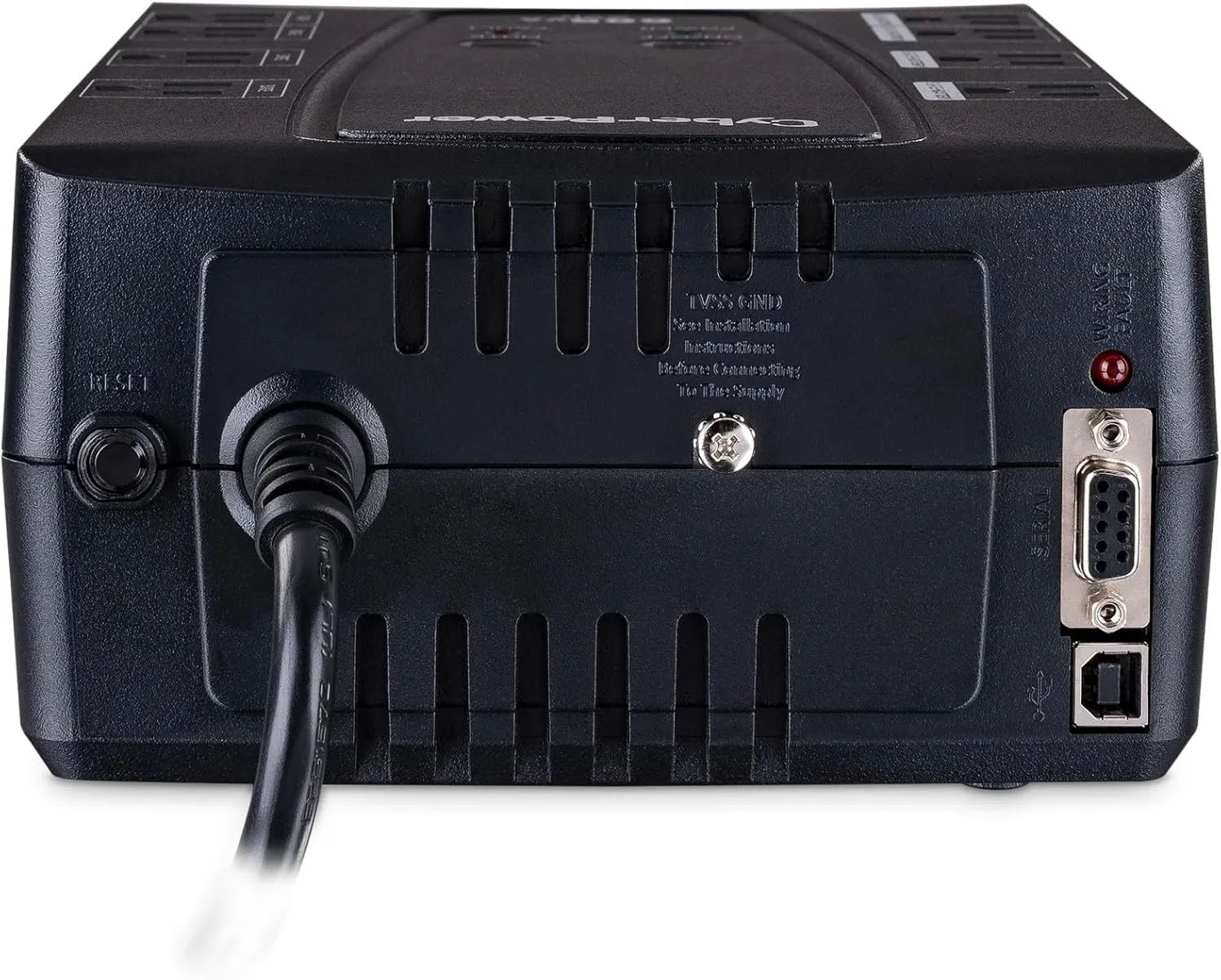 CYBERPOWER Intelligent LCD UPS Battery Backup and Surge Protector, Line-Interactive, AVR, 8 Outlets