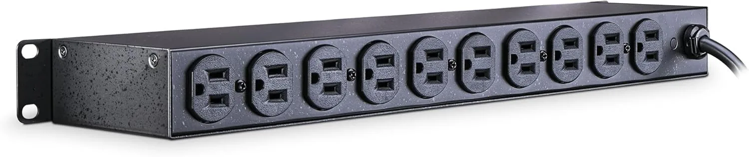 CyberPower Rackmount PDU & Surge Protector, 1U Rackmount, 15 ft Cord