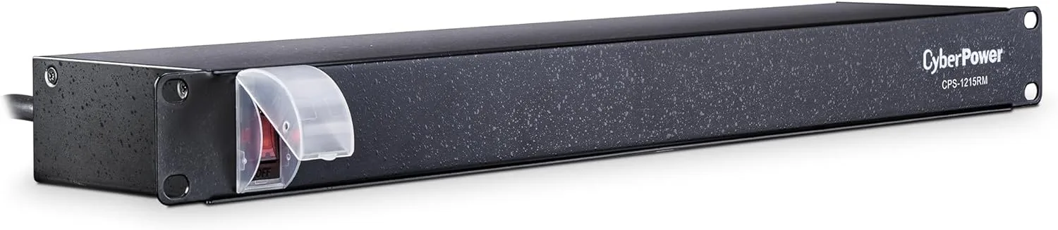 CyberPower Rackmount PDU & Surge Protector, 1U Rackmount, 15 ft Cord