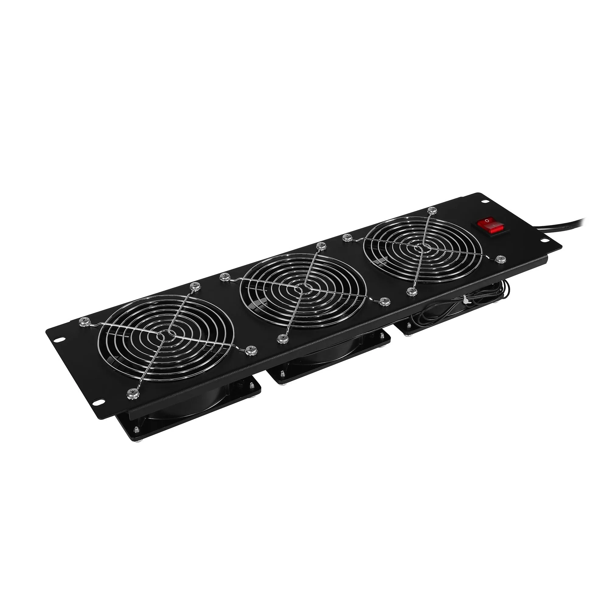 CyberPower CRA11003 Rack Fan Panel, 3U 19-Inch Mount, 3 x 120V Fans, 290 CFM Airflow