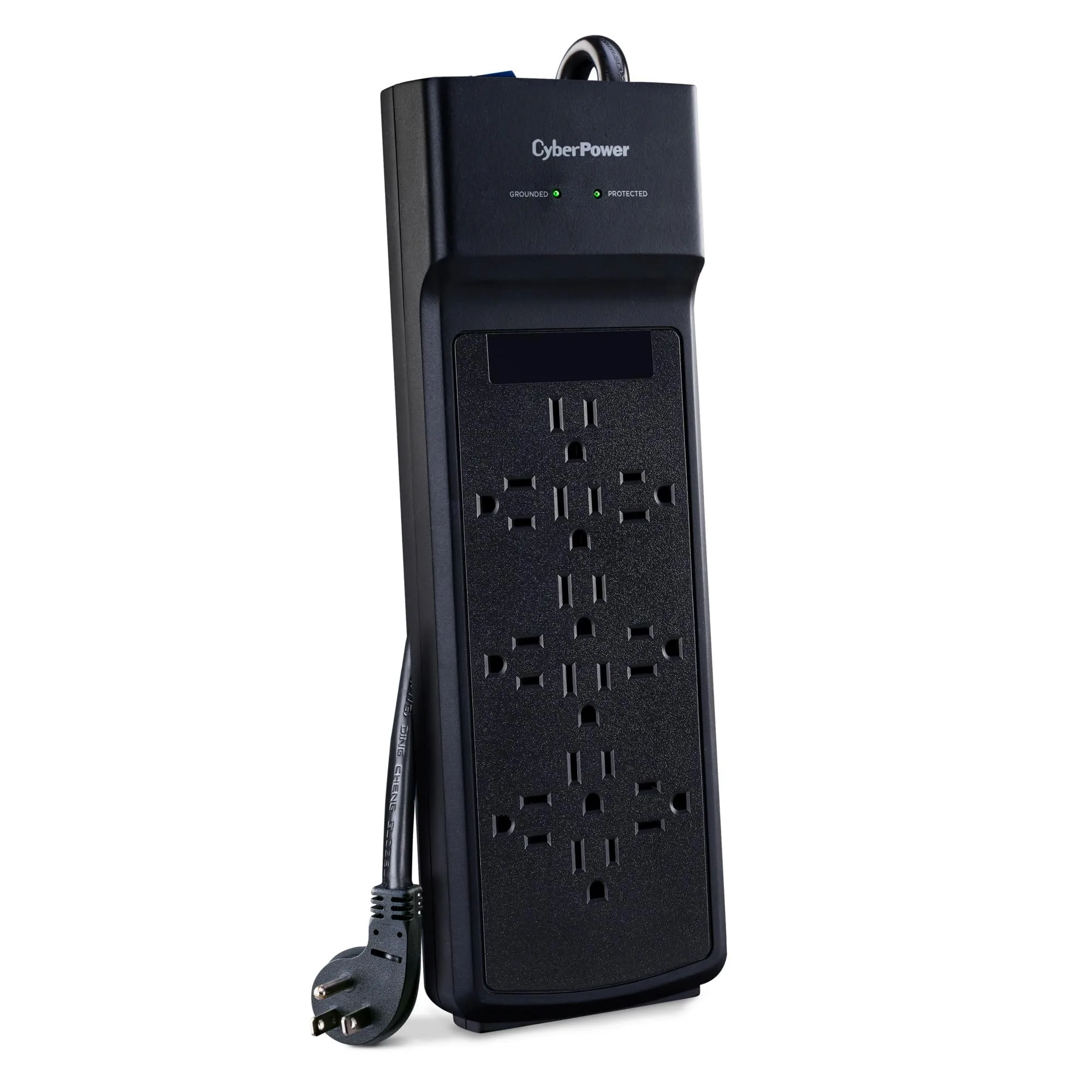 CyberPower CSB1206 Essential Surge Protector, 3600J, 12 Outlets, 6-Foot Cord, Black