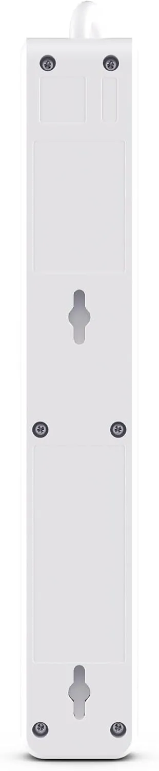 CyberPower CSB706W Essential Surge Protector, 1800J/125V, 15A, 7 Outlets, 6 Foot Power Cord, White