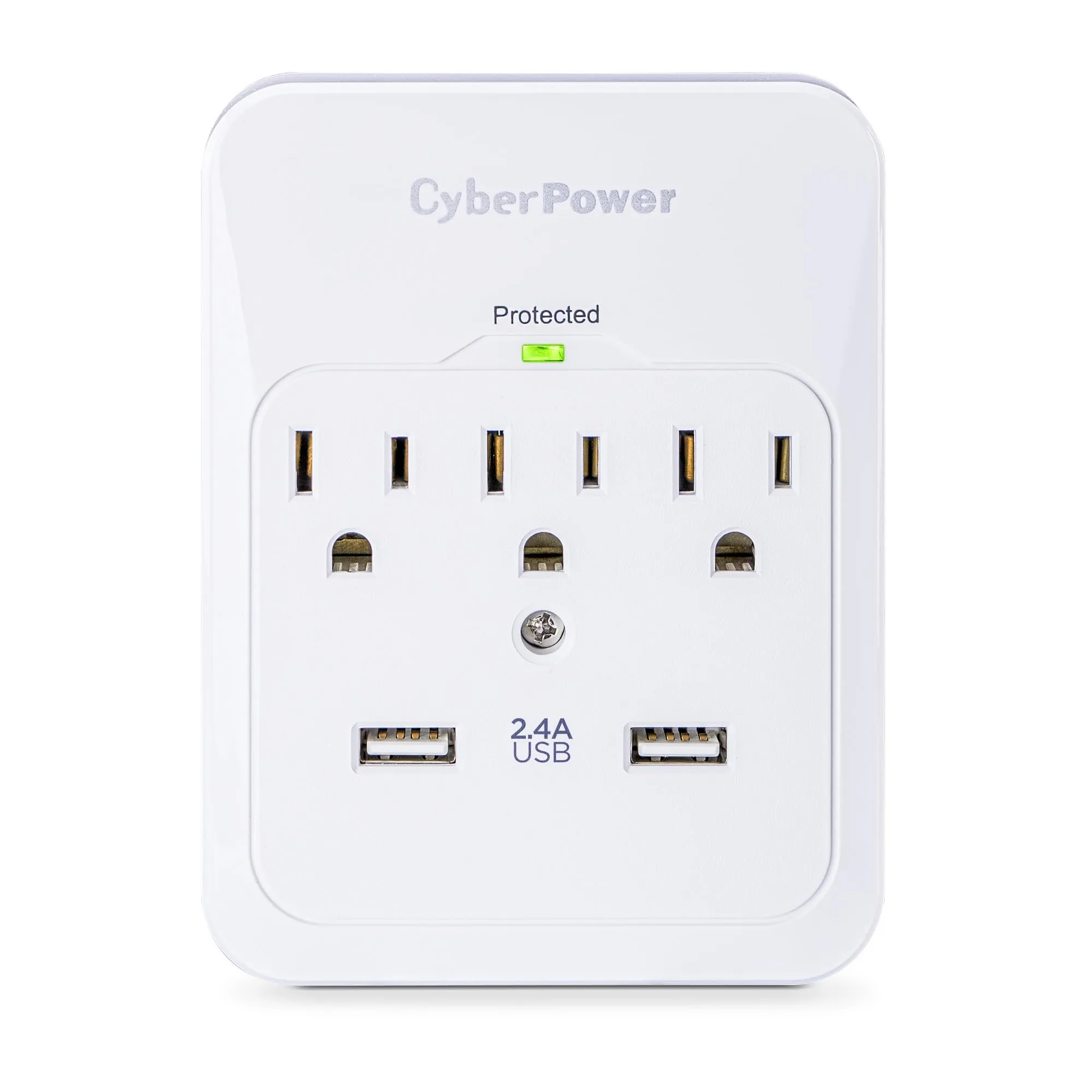 CyberPower Wall Tap with USB Charge Ports and AC Outlets