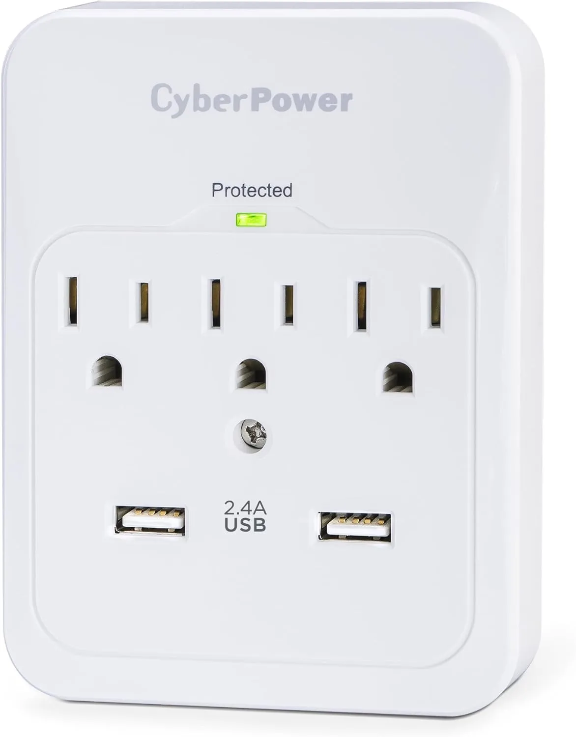 CyberPower Wall Tap with USB Charge Ports and AC Outlets