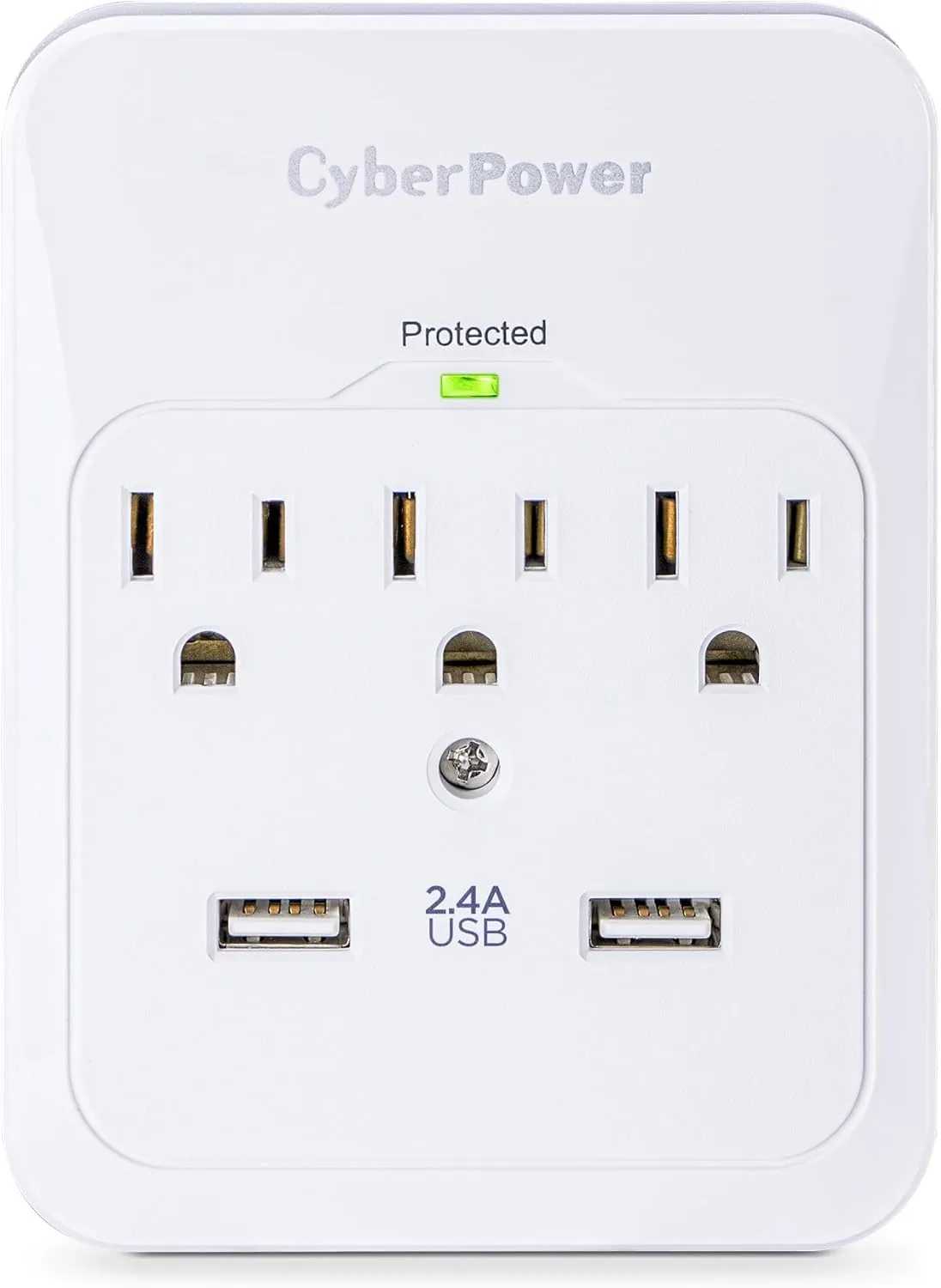 CyberPower Wall Tap with USB Charge Ports and AC Outlets
