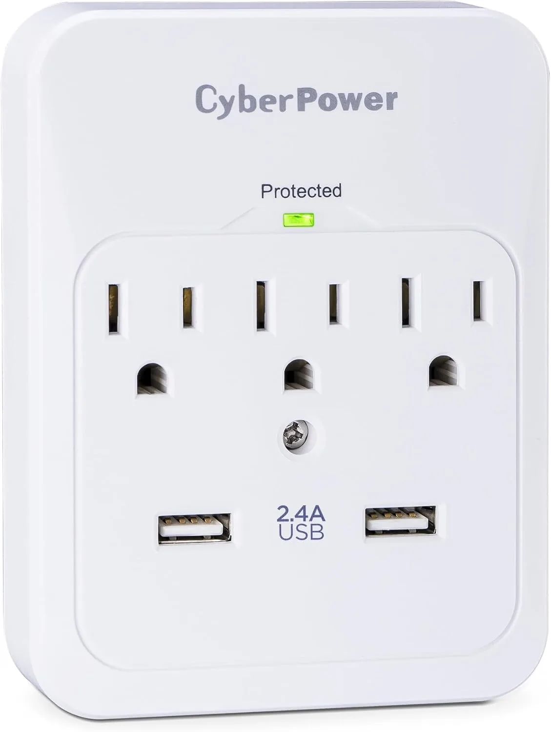 CyberPower Wall Tap with USB Charge Ports and AC Outlets