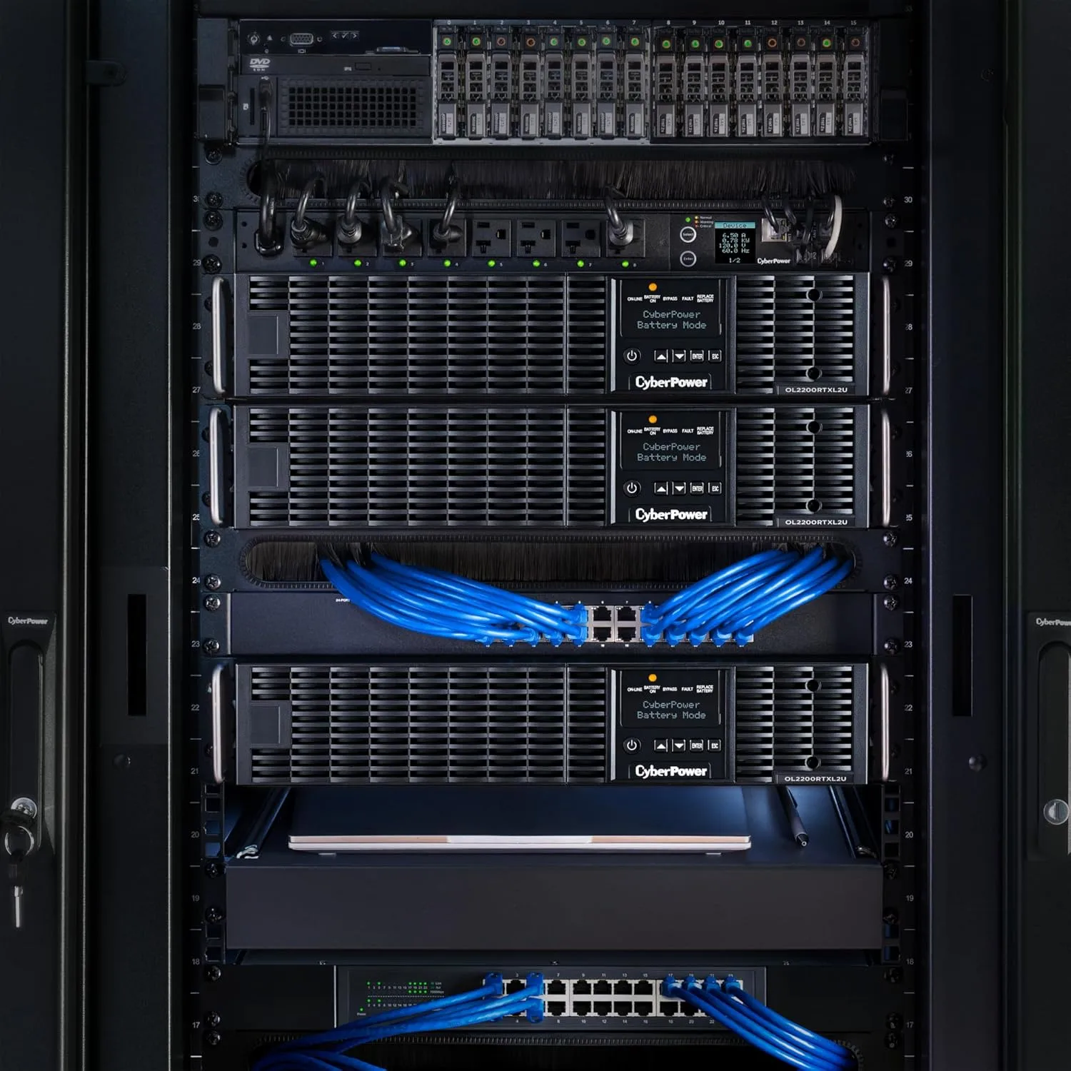 CyberPower Smart App Online UPS & Extended Battery Modules, 2U Rack/Tower
