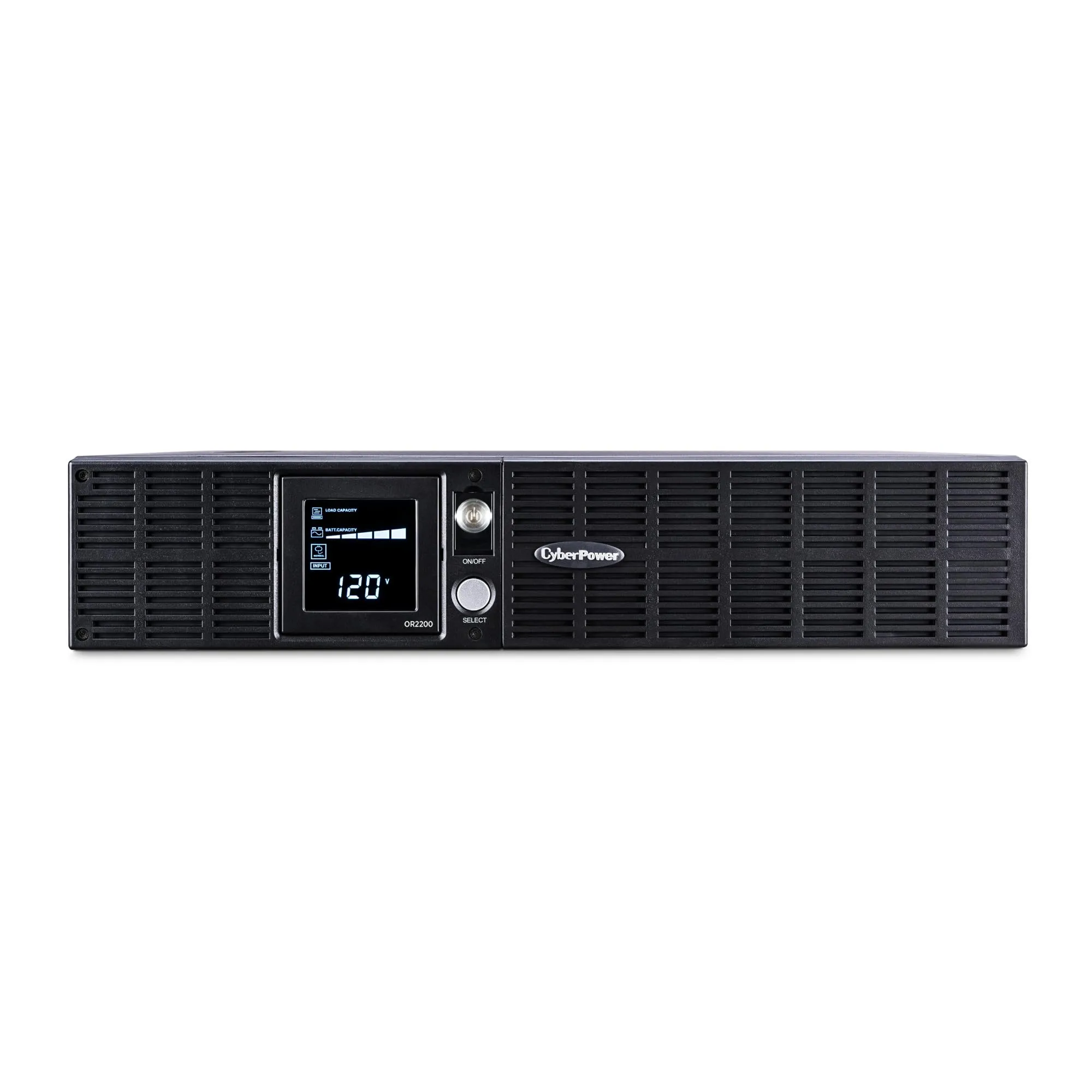 CyberPower Smart App LCD UPS, 2U Rack/Tower, AVR, LCD, 8 Outlets