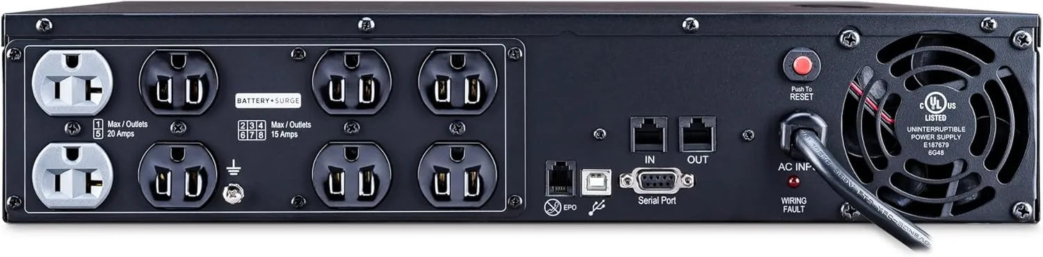 CyberPower OR Series PFC Sinewave 2U Rack/Tower UPS with AVR and LCD