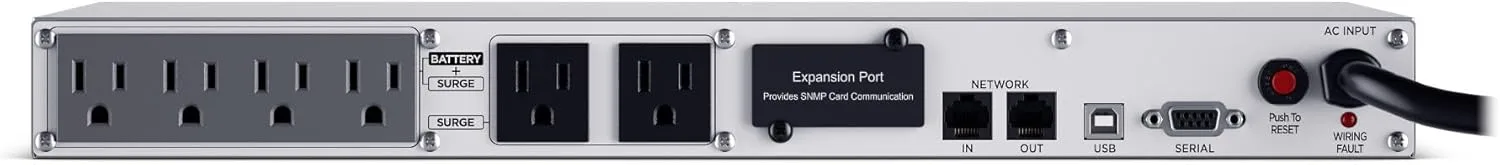 CyberPower OR Smart App LCD 1U Rackmount UPS with AVR