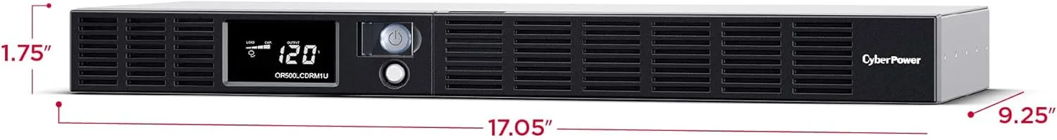 CyberPower OR Smart App LCD 1U Rackmount UPS with AVR