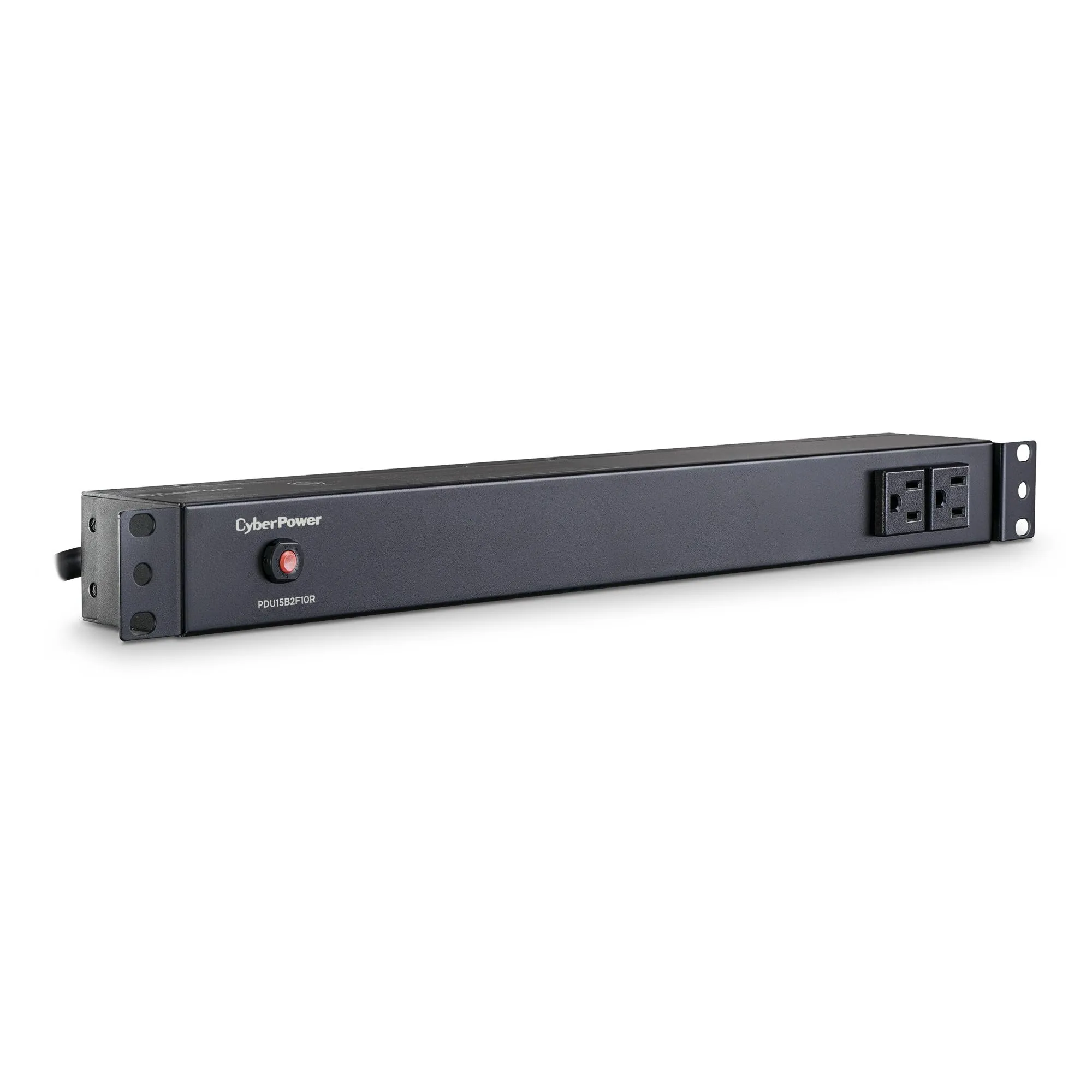 CyberPower PDU15B2F10R Basic 12-Outlet 1U Rackmount PDU