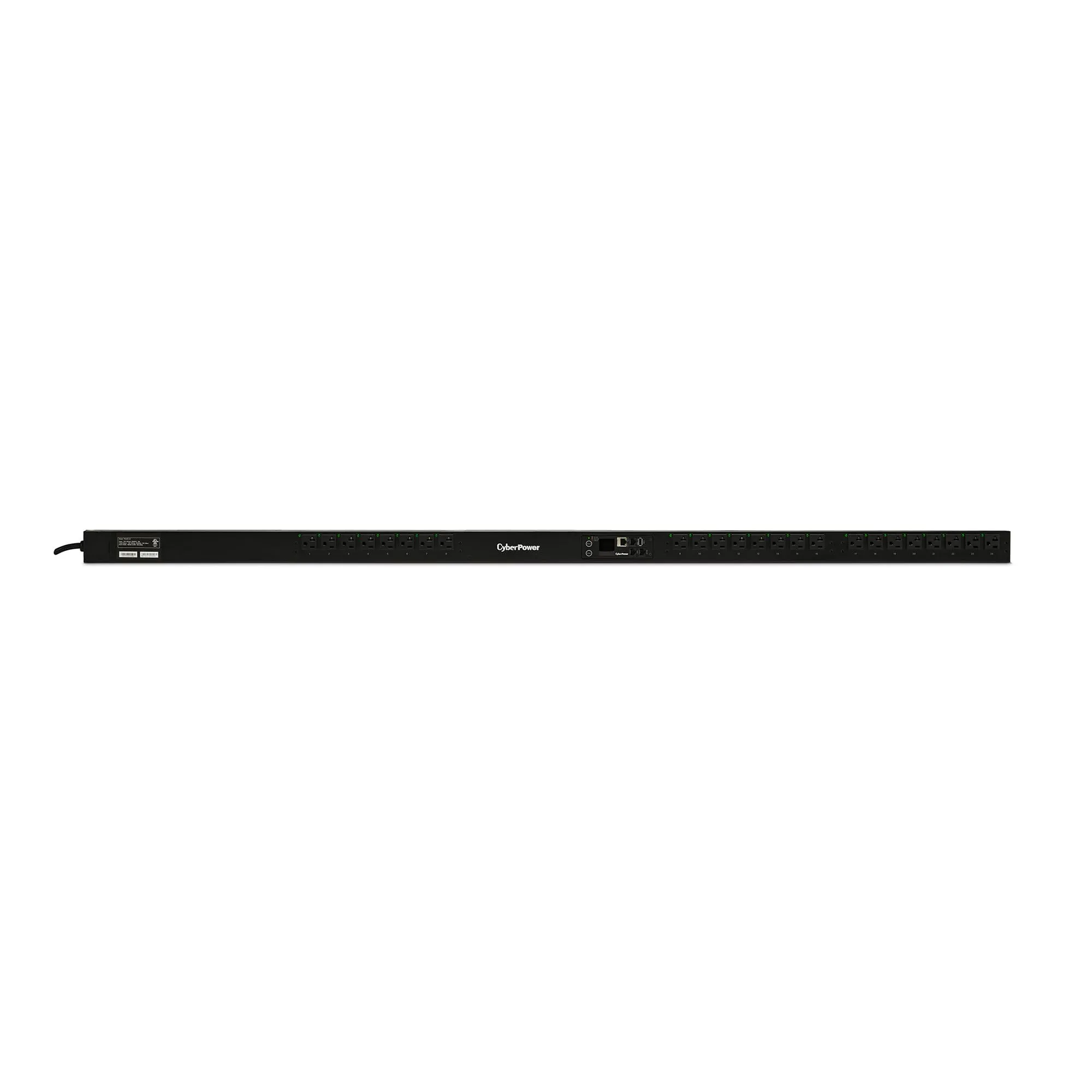 CyberPower PDU41101 Switched PDU, 100-120V, 20A (Derated to 16A), 24 Outlets, 0U Rackmount