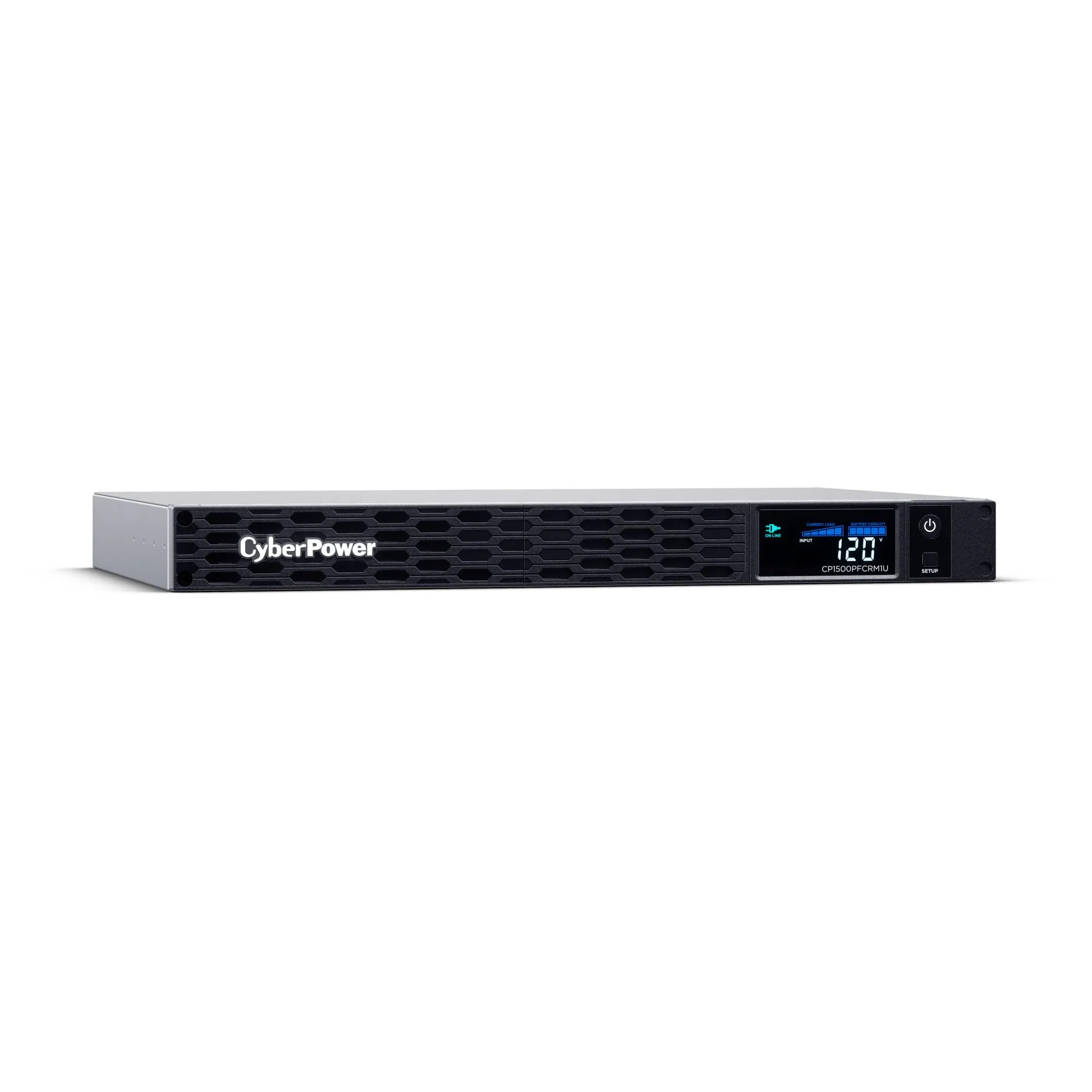 CyberPower PFC Sinewave 1U Rackmount UPS, 6 Outlets, AVR, Multifunction LCD
