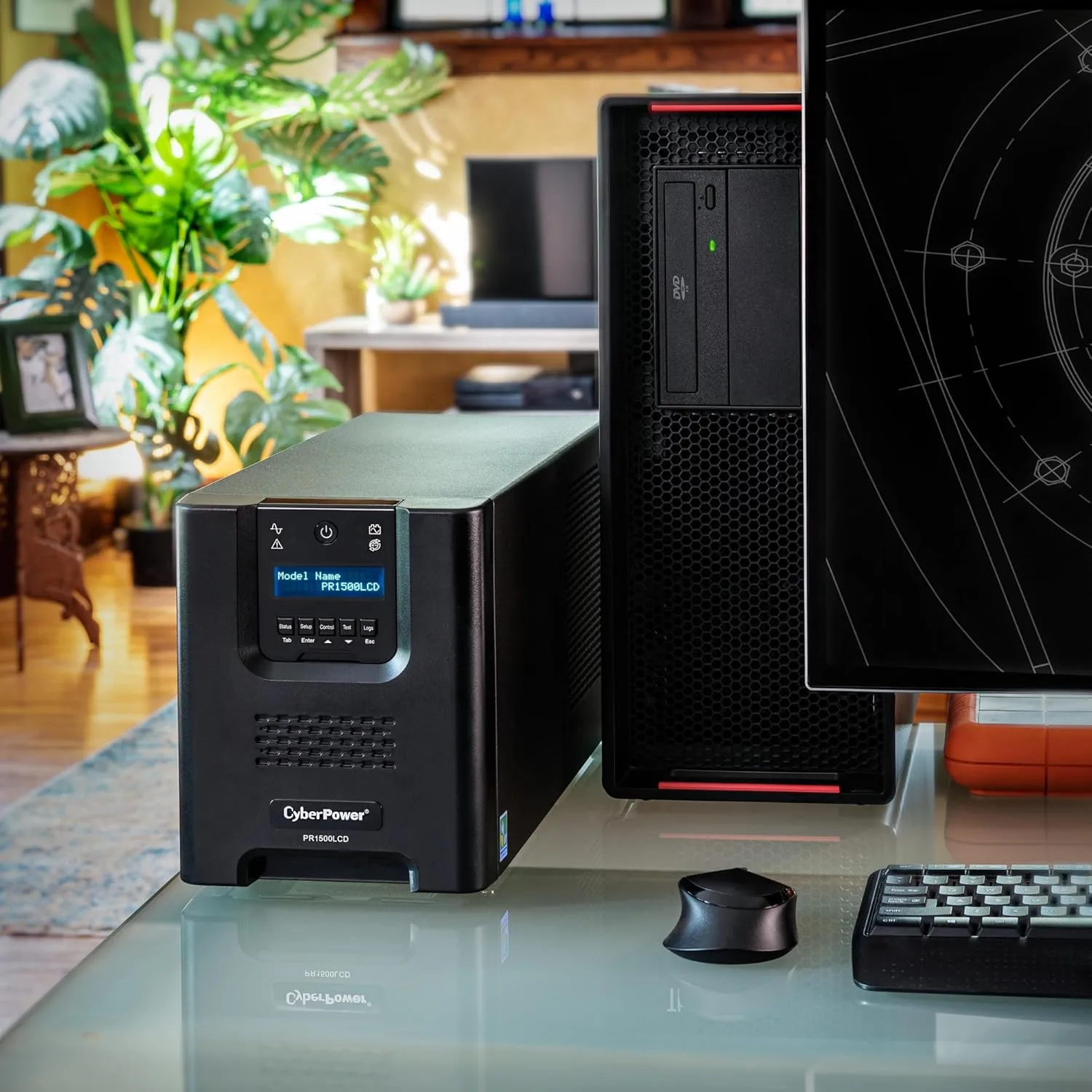 CyberPower Smart App Sinewave UPS System with AVR and LCD