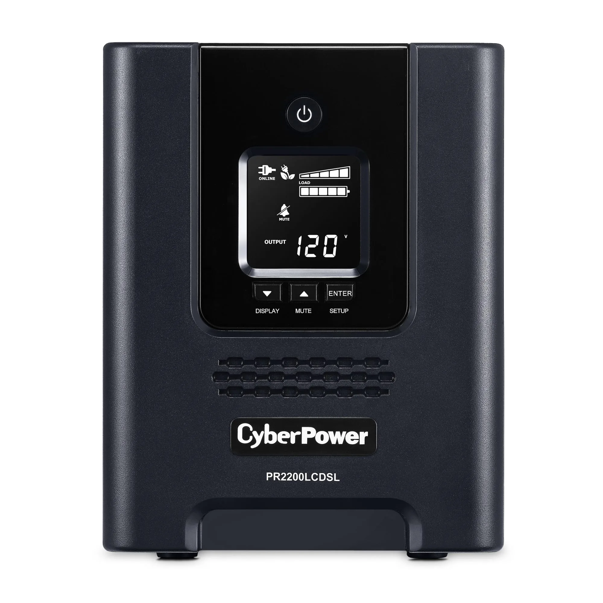 CyberPower PR2200LCDSL Smart App Sinewave UPS System, 2070VA/1980W, 7 Outlets, AVR