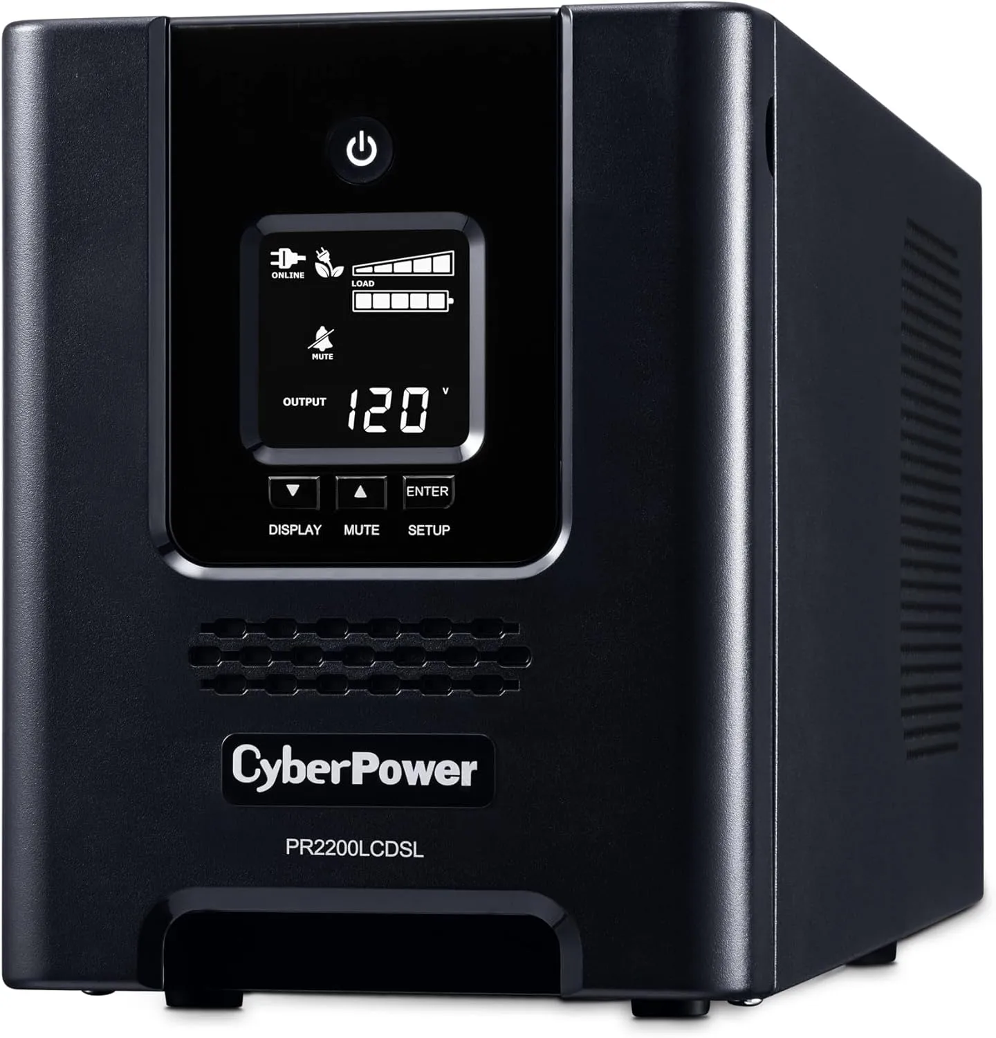 CyberPower PR2200LCDSL Smart App Sinewave UPS System, 2070VA/1980W, 7 Outlets, AVR