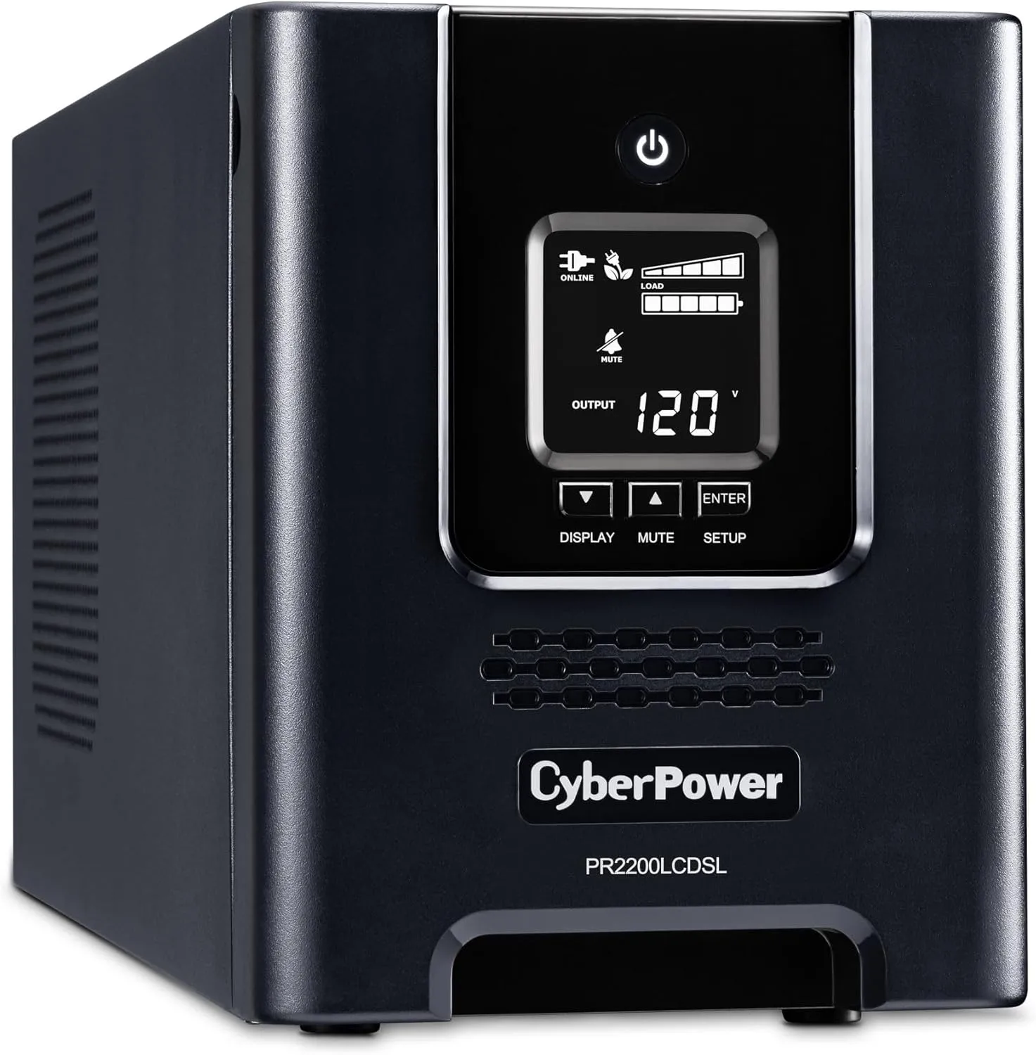 CyberPower PR2200LCDSL Smart App Sinewave UPS System, 2070VA/1980W, 7 Outlets, AVR