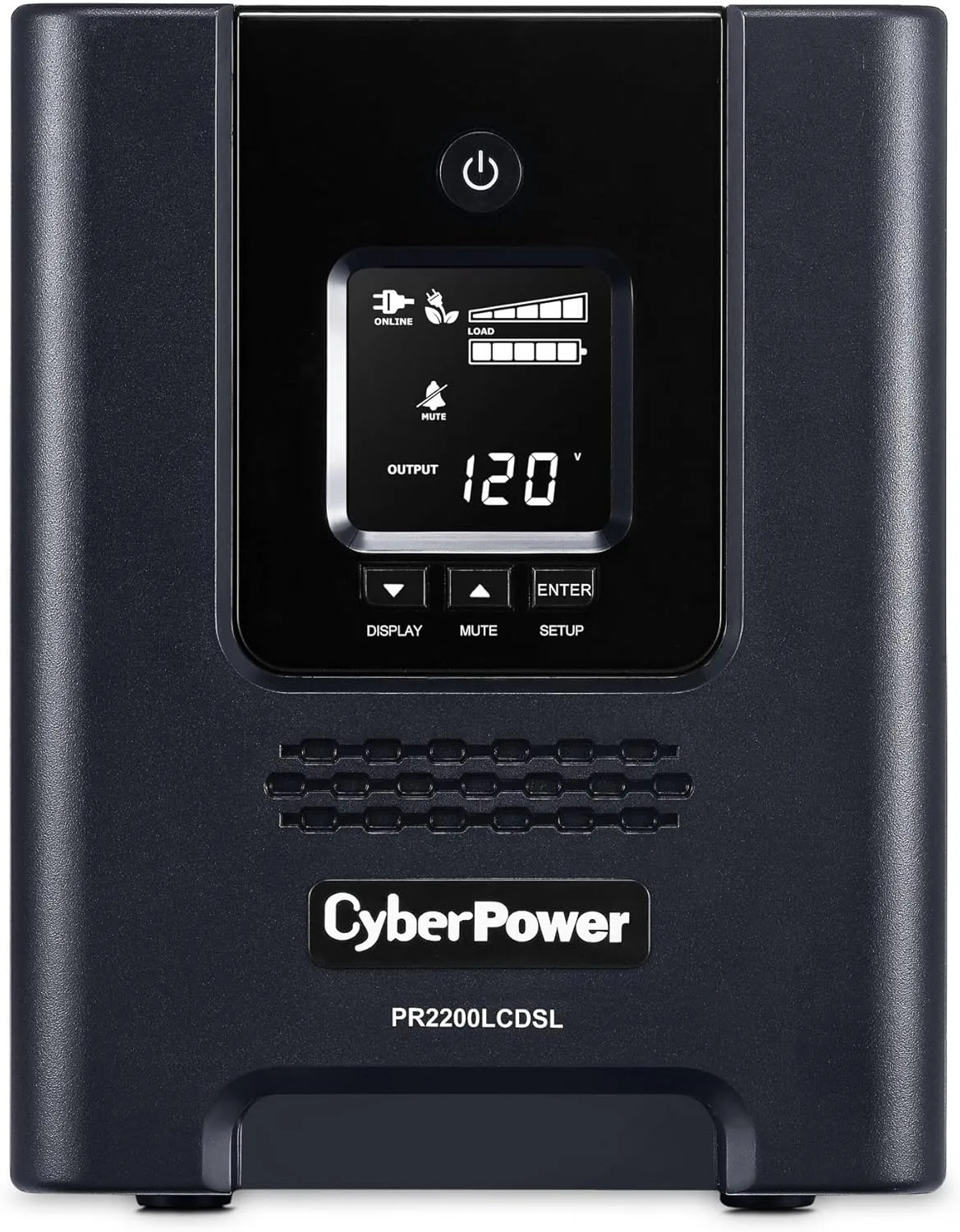 CyberPower PR2200LCDSL Smart App Sinewave UPS System, 2070VA/1980W, 7 Outlets, AVR