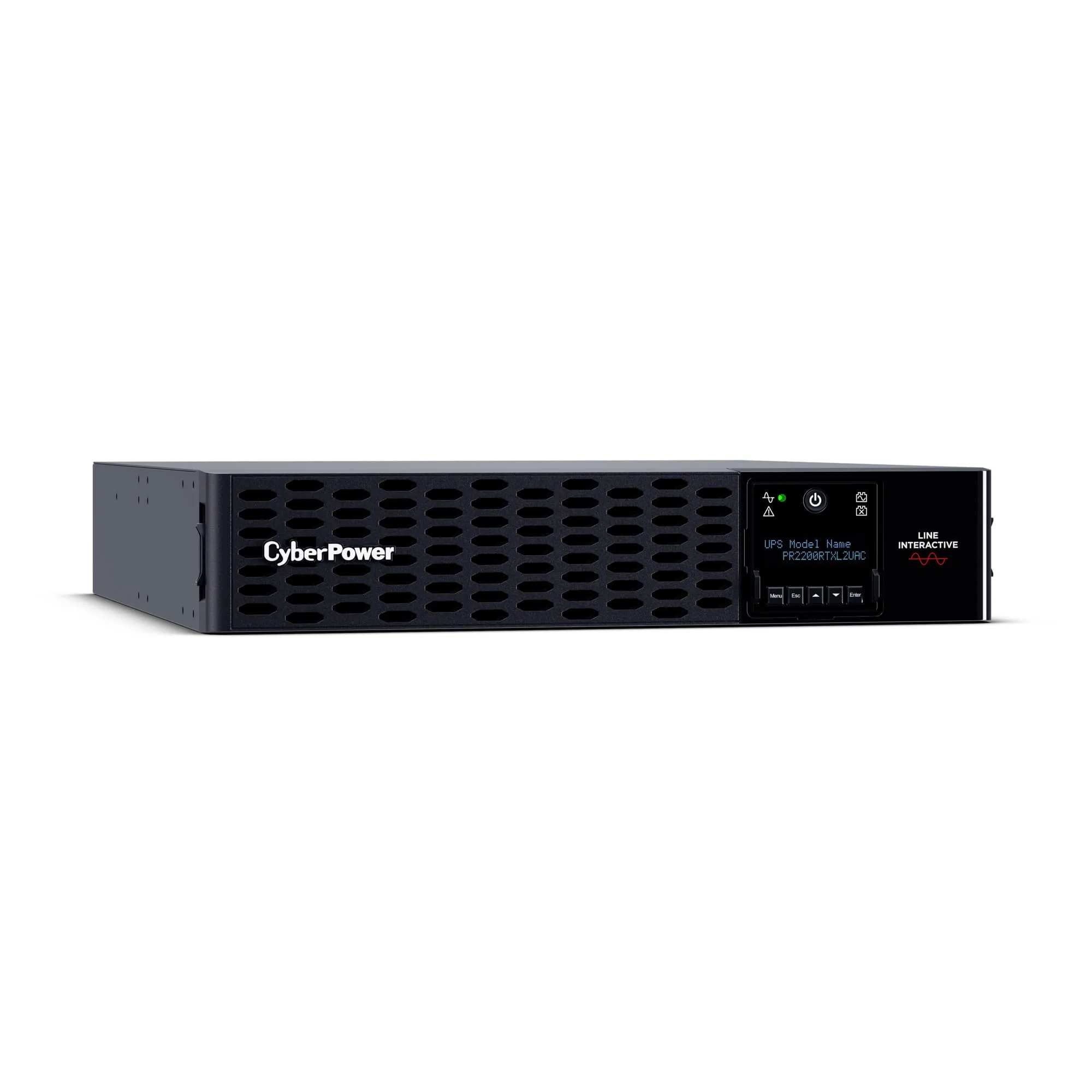 CyberPower PR2200RTXL2UACN Smart App Sinewave UPS Battery Backup and Surge Protector, 2200VA/2200W, 8 Outlets, 2U Rack/Tower, Pre-Installed RMCARD205, EBM Option, Built-in Cloud Monitoring