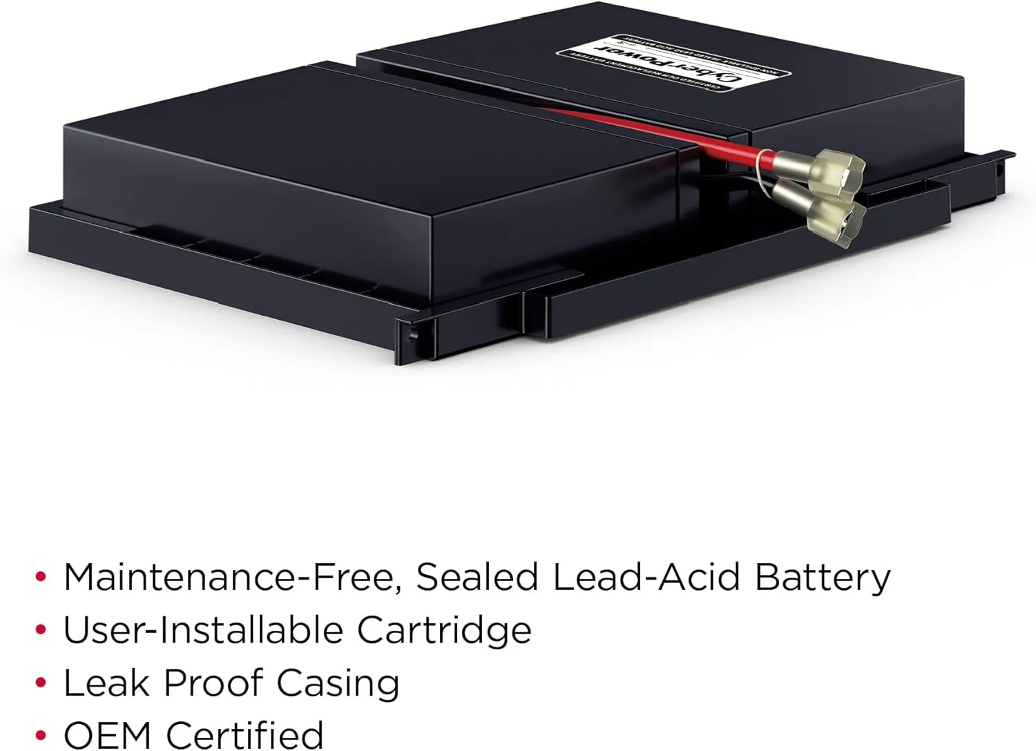 CyberPower RB0670X2 UPS Replacement Battery Cartridge, Maintenance-Free, User Installable, 6V/7Ah