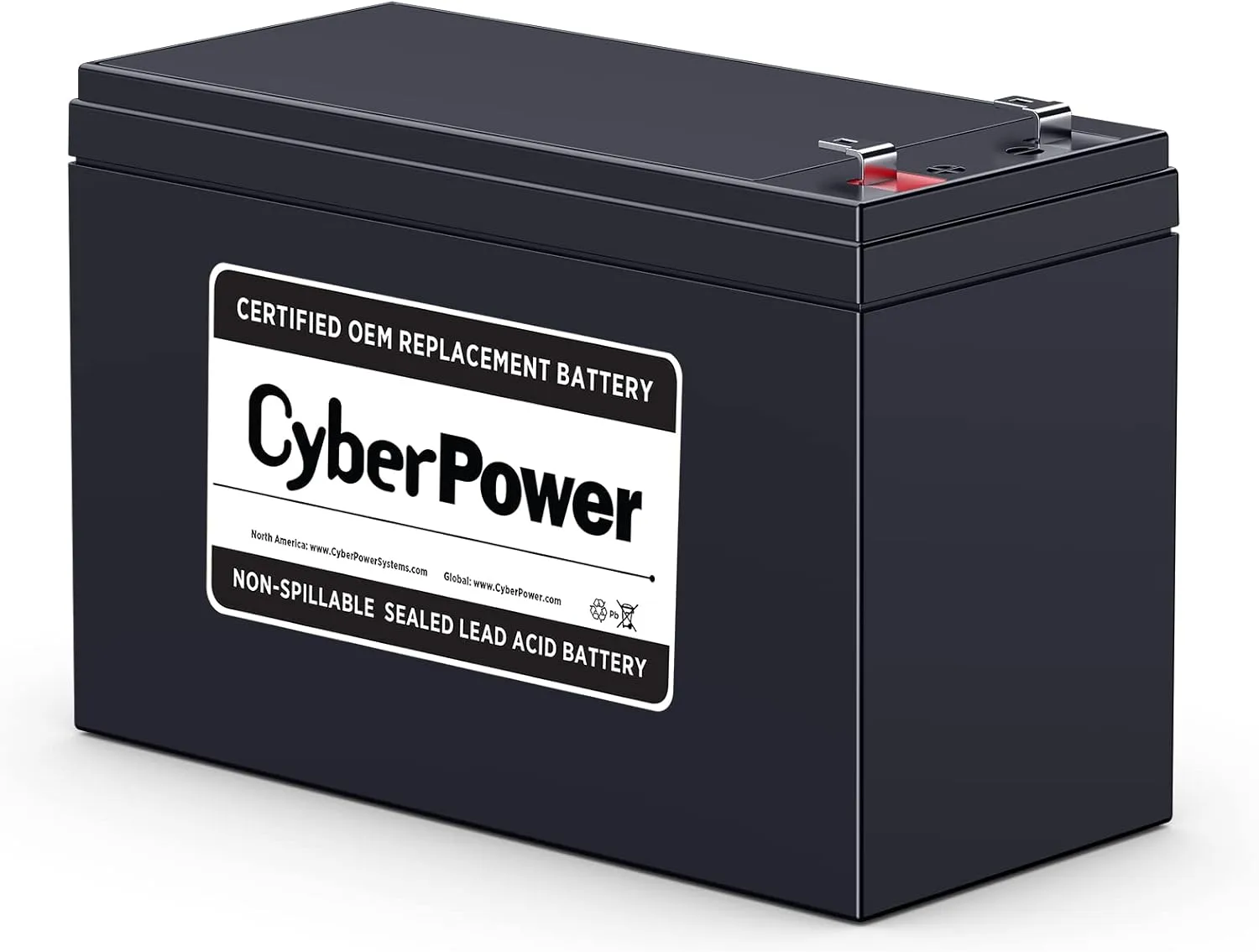 CyberPower RB1290 UPS Replacement Battery Cartridge, Maintenance-Free, User Installable, 12V/9Ah Battery Cartridge/9Ah