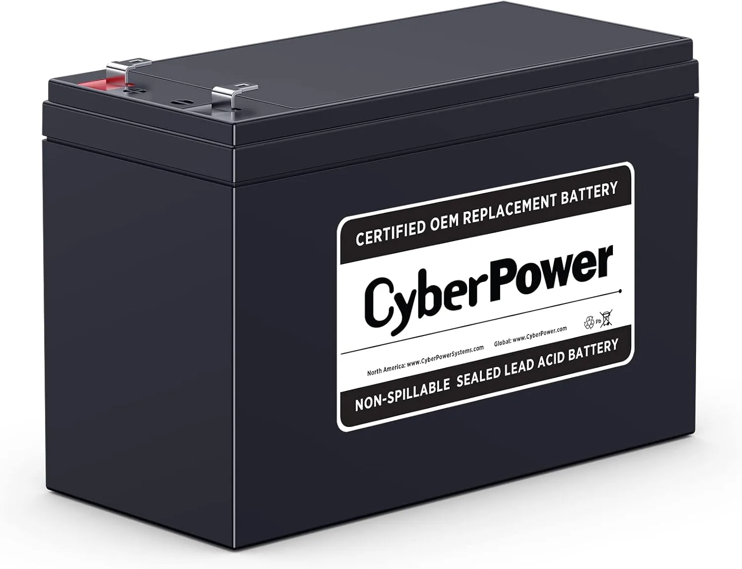 CyberPower RB1290 UPS Replacement Battery Cartridge, Maintenance-Free, User Installable, 12V/9Ah Battery Cartridge/9Ah