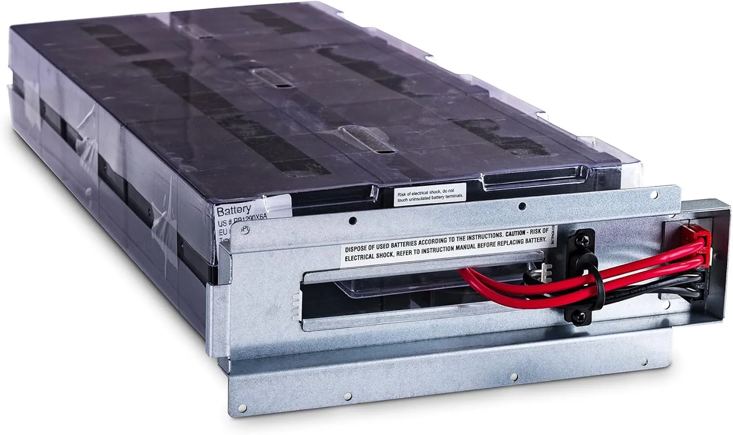 CyberPower RB1290X6A UPS Replacement Battery Cartridge; Maintenance Free; User-Installable, 12V/9Ah, Black