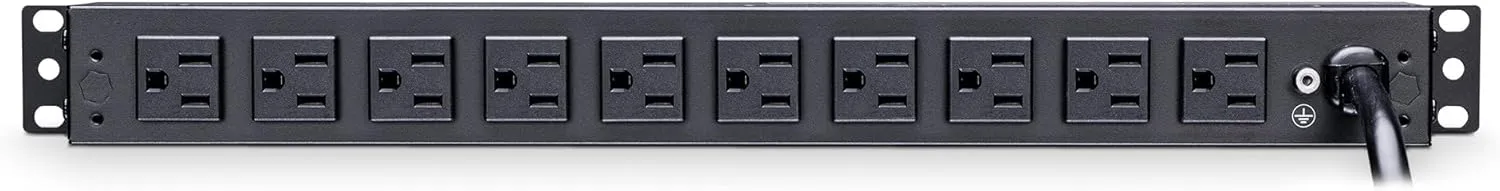 CYBERPOWER Rackbar Surge Protector, 120V/15A, 3600 Joules, 1U Rackmount