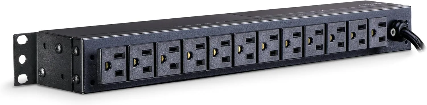CYBERPOWER Rackbar Surge Protector, 120V/15A, 3600 Joules, 1U Rackmount