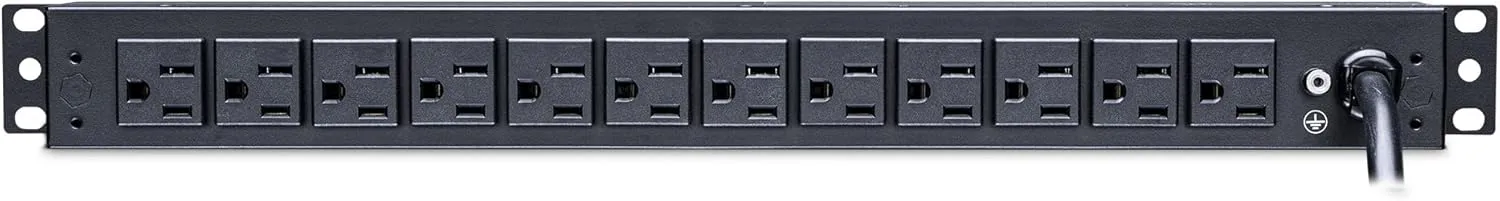 CYBERPOWER Rackbar Surge Protector, 120V/15A, 3600 Joules, 1U Rackmount