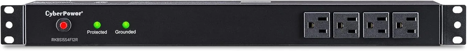 CYBERPOWER Rackbar Surge Protector, 120V/15A, 3600 Joules, 1U Rackmount