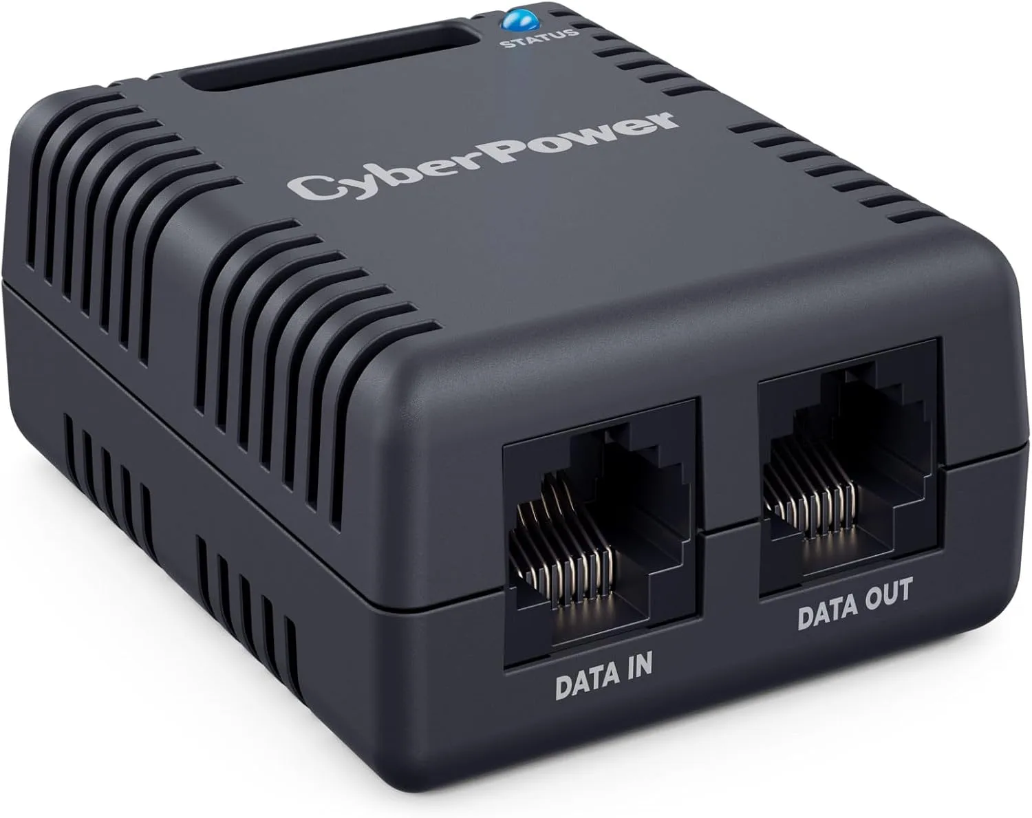 CyberPower SNEV001 Environmental Sensor, Monitors Temperature & Humidity, 12V RJ45 Ethernet Ports, 10ft Cable, Compatible with RMCARD205/305, Black